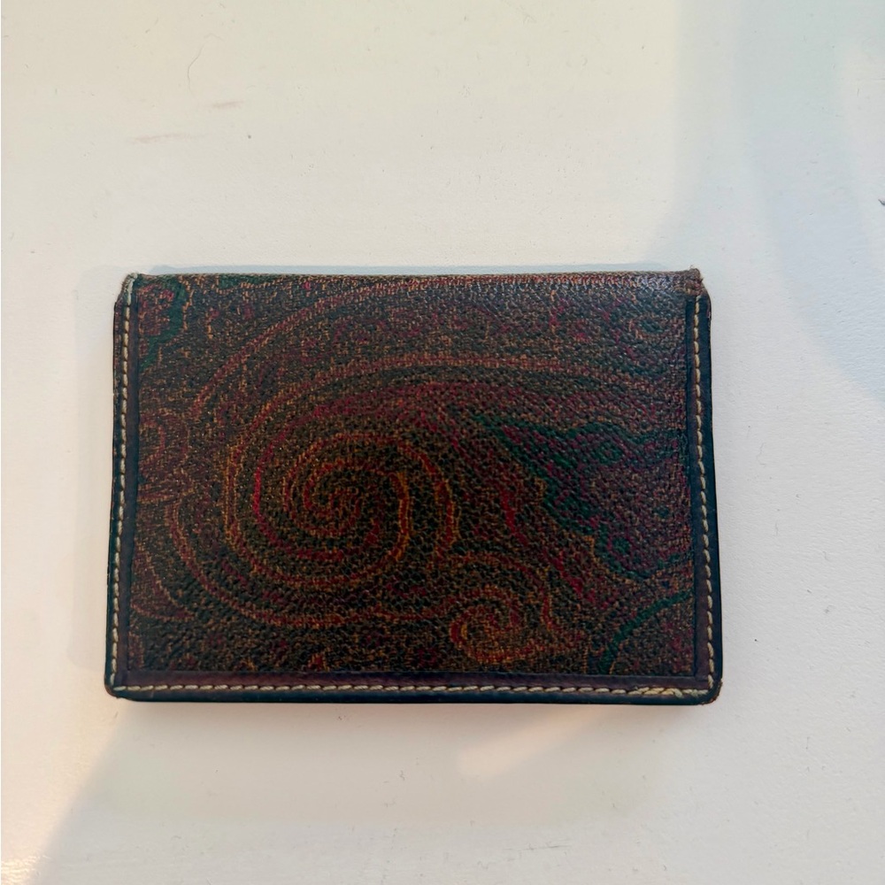 Etro Paisley Card Holder